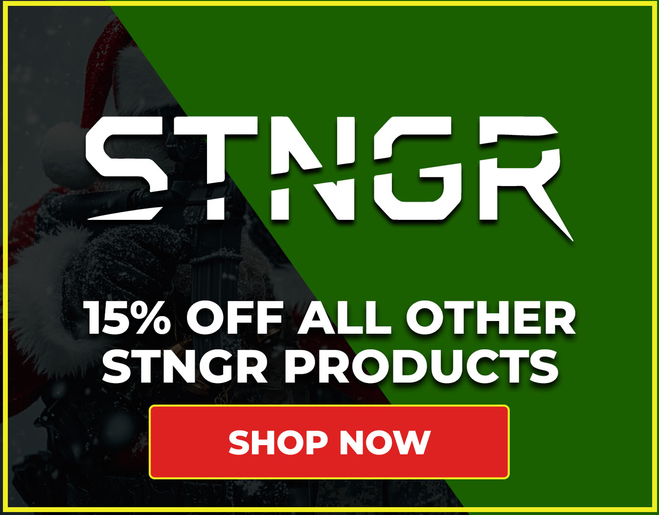 15% Off all other STNGR Products