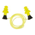 Allen ULTRX Corded Silicone Ear Plugs - 3 Pair - Yellow