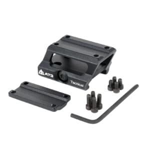 Includes riser mount, spacer, 2 sets of screws, and Torx wrench