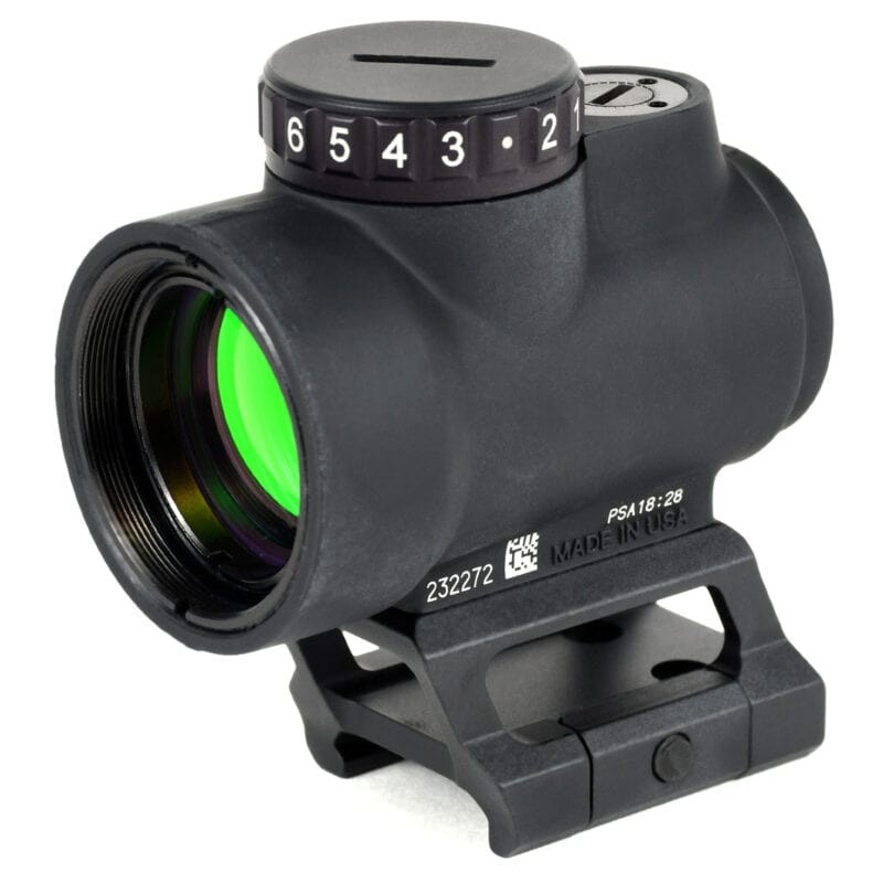 Cantilever mount blends with the style of the Trijicon MRO