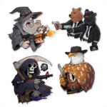 HIWIZ AT3 Sticker Pack - 4x Stickers