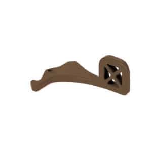 AT3 Tactical AR-15 Extended Latch for Mil-Spec Charging Handles - Burnt Bronze