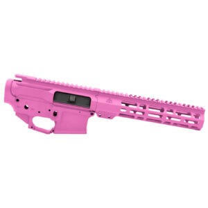 AT3 Tactical AT-15 M-LOK Builder Set - Upper, Lower, and Handguard - 9 Inch - Pink