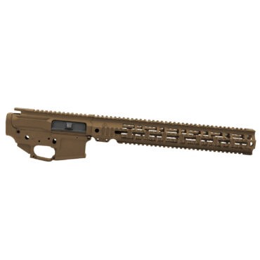 AT3 Tactical AT-15 Quad Rail Builder Set - Upper, Lower, and Handguard - 15 Inch - Burnt Bronze