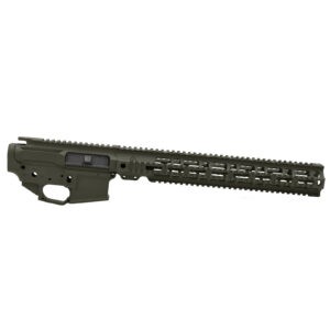 AT3 Tactical AT-15 Quad Rail Builder Set - Upper, Lower, and Handguard - 15 Inch - OD Green