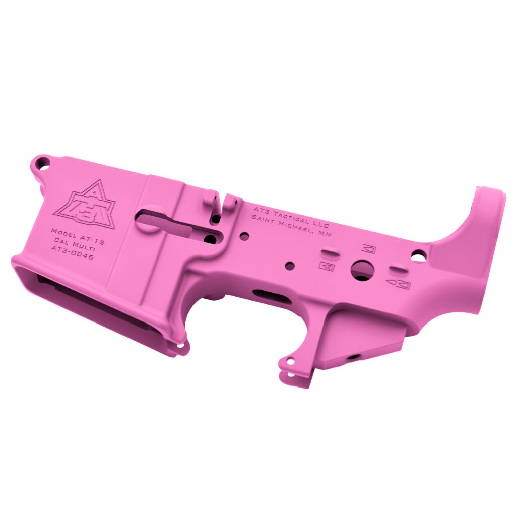 AT3™ AT-15 Stripped Lower Receiver - Anodized and Cerakote