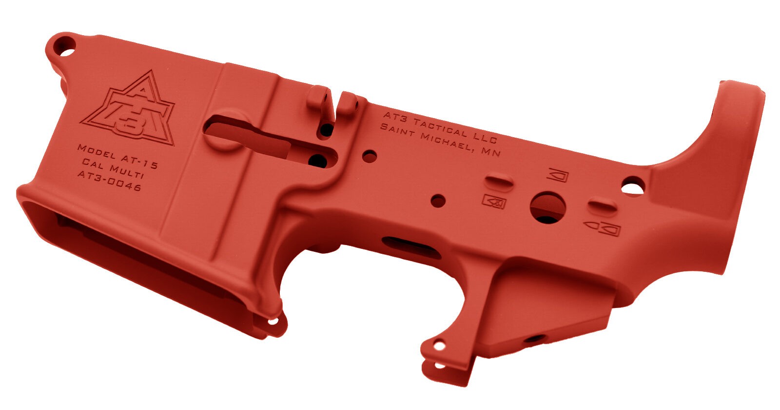 Red AR-15 Lower Receivers