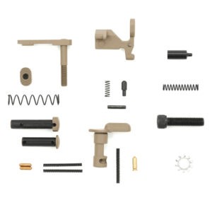 AT3 Tactical Cerakote Pro-Builder AR-15 Lower Parts Kit - Flat Dark Earth