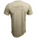 AT3 Tactical Minimalist Olive Green Tee Shirt - Back