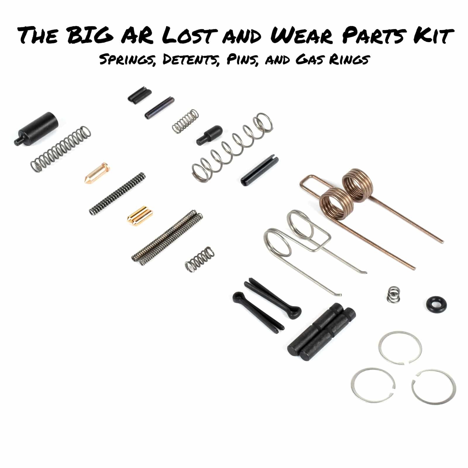 AT3™ MOTHERFU-BAG™ – The BIG AR-15 Lost Parts Kit – Springs, Detents, Wear Parts, and More