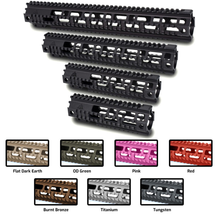 AT3 Tactical Pro Quad Rail AR-15 Handguard with Cerakote Finishes