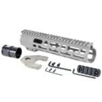 AT3 Tactical SPEAR Free Float M-LOK Handguard - 9 Inch Titanium