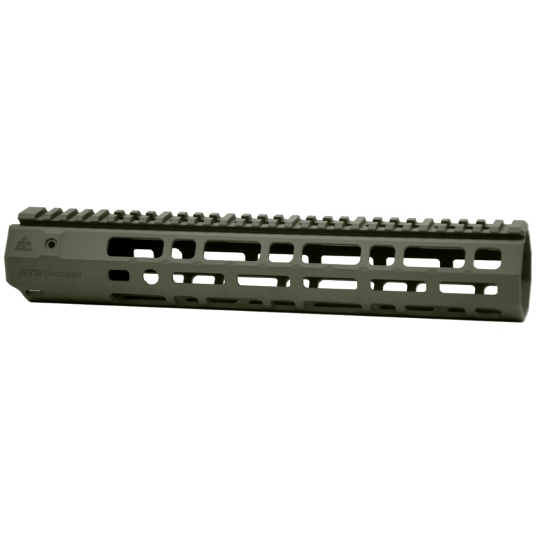 AT3 Tactical SPEAR XL Suppressor Ready M-LOK Handguard - OD Green - 12 Inch