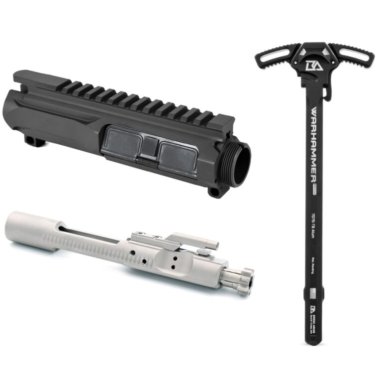 AT3 Tactical Slick Side Upper with BCG and Breek Warhammer - Black - Nickel Boron