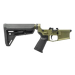 Aero Precision Pro Series Complete Ambidextrous AR-15 Lower - Anodized OD Green