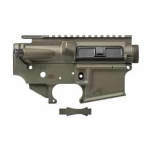 Aero Precision X15 Lower and Upper Receiver Set with Billet Trigger Guard - OD Green