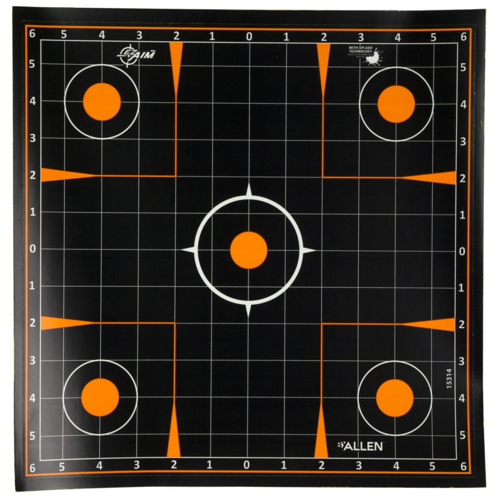 Allen EZ Aim 12 Inch Adhesive Sight-In Targets