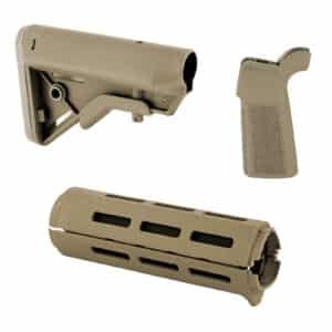 B5 Systems Bravo Furniture Kit - Bravo Stock, Carbine M-LOK Handguard, and Pistol Grip - Flat Dark Earth