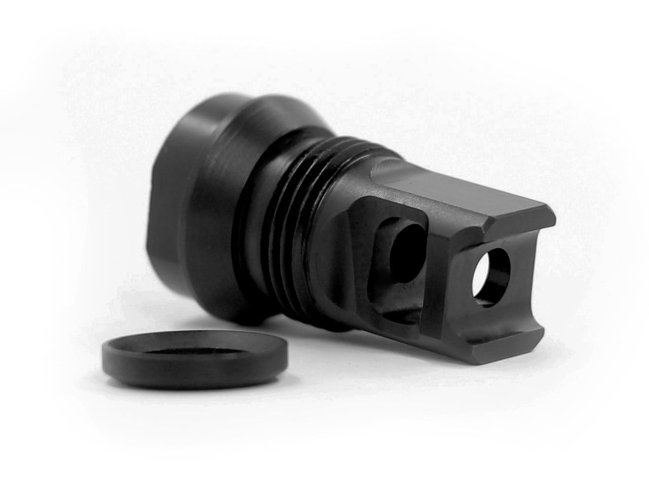 Breek Arms 2BO-S Outside Threaded Single Port Muzzle Brake for AR15