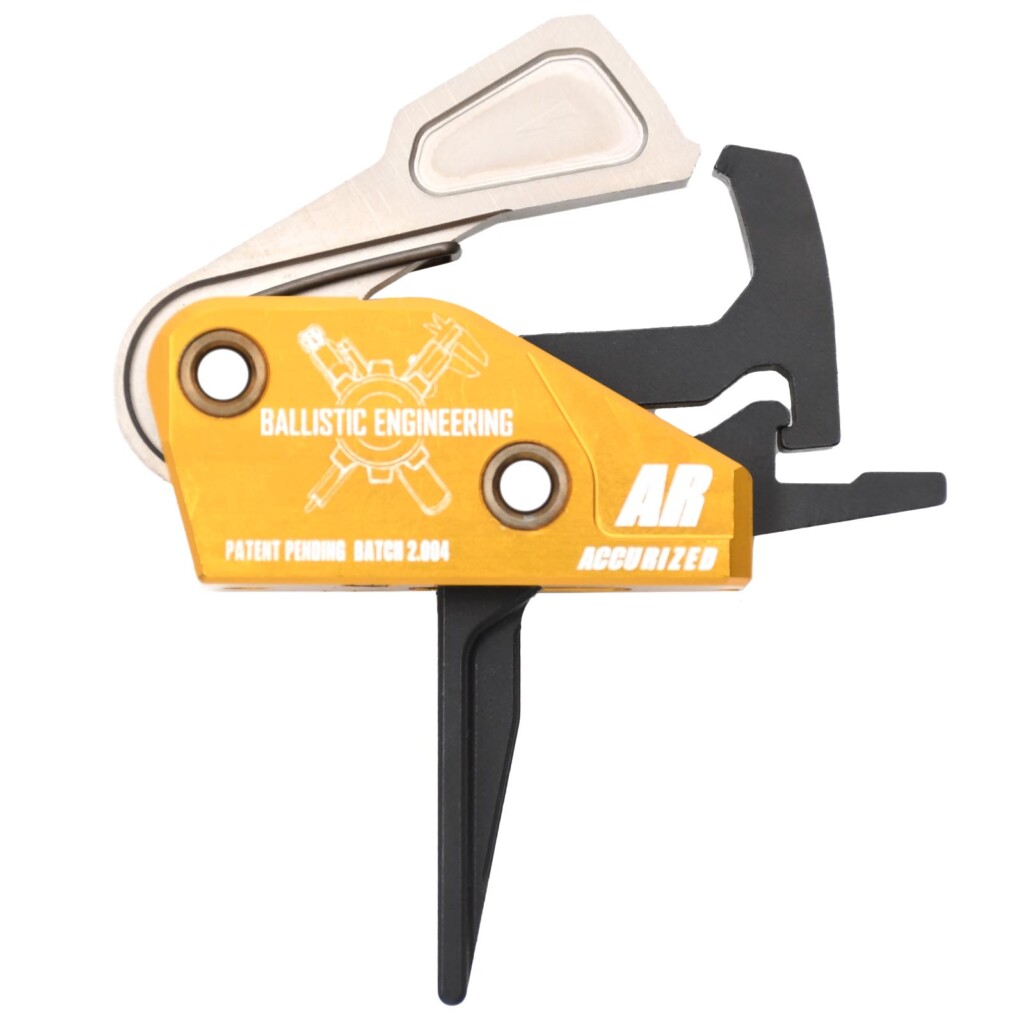 Ballistic Engineering Accurized Flat Face AR Trigger - Adjustable Single Stage 2.5 to 5 Pound Pull