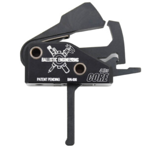 Ballistic Engineering Core AR Trigger - Flat Face - Single Stage 4 Pound Pull
