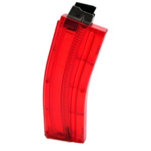 Black Dog Machine 22LR Magazines - 25 Rounds - Translucent Red