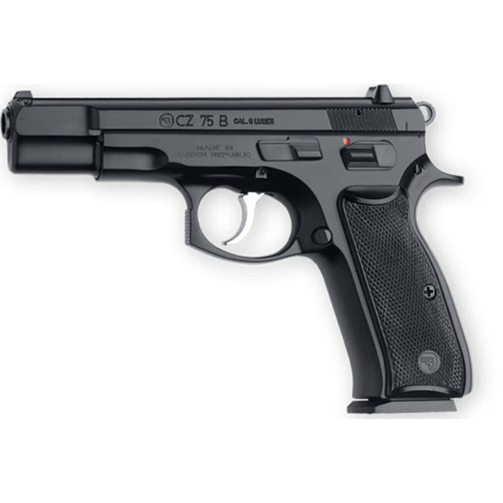 CZ 75B 4.6″ 9mm Pistol – 16 Rounds – 2 Magazines