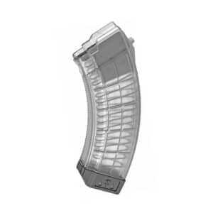 Century Arms US Palm AK30R Magazine - 30 Round - 7.62x39mm - Fits AK-47 - Translucent - 2