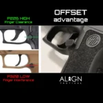 Align Tactical Offset Extended Mag Release for Sig P320 Pistols