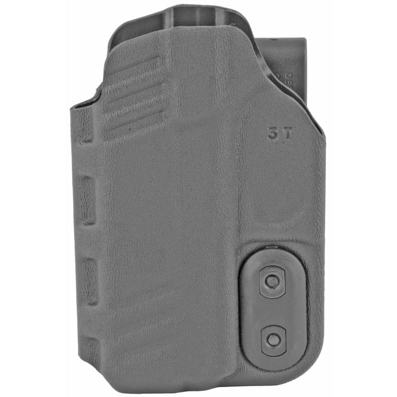 DeSantis Gunhide, 137, Slim-Tuk, Inside Waistband Holster, Ambidextrous, Black, Fits Glock 43/43x MOS With or Without Red Dot, Kydex