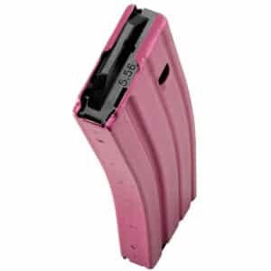 Duramag Speed 30 Round AR-15 Magazine - Pink with Black Follower