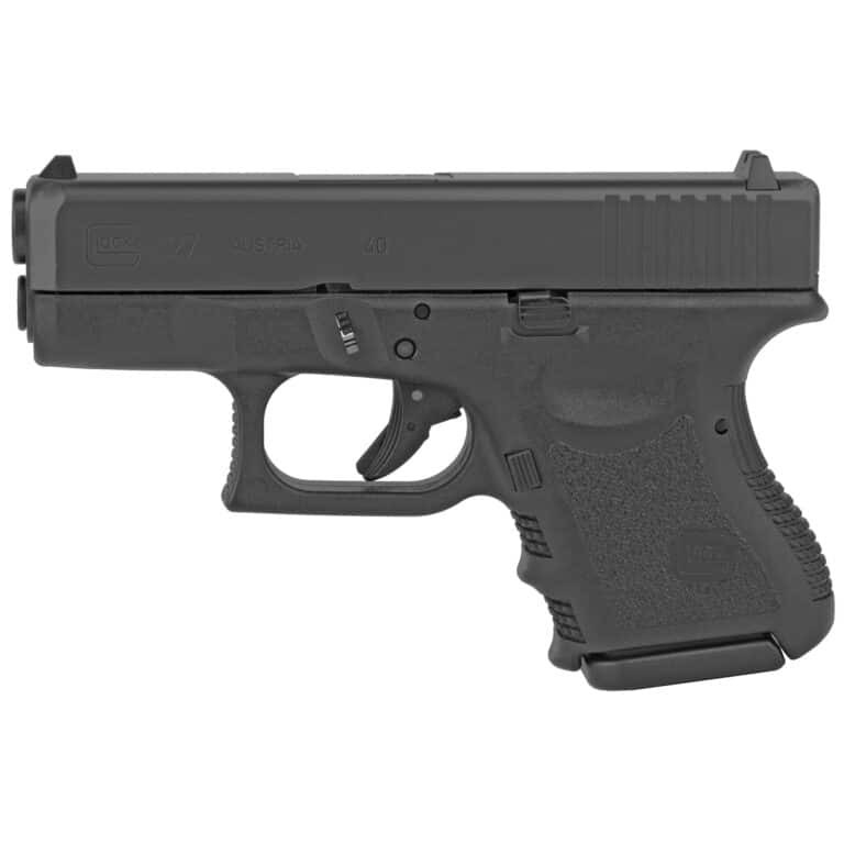 Glock 27 Gen3 40 S&W Sub-Compact Pistol – 9 Round - 2 Magazines