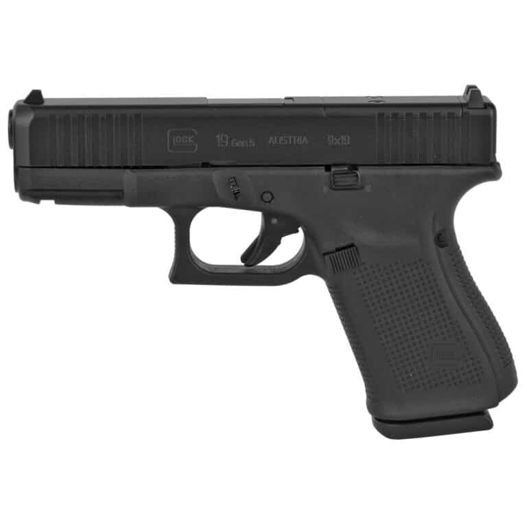 Glock G19 Gen5 MOS Pistol - 9mm/15 Round PA195S203MOS