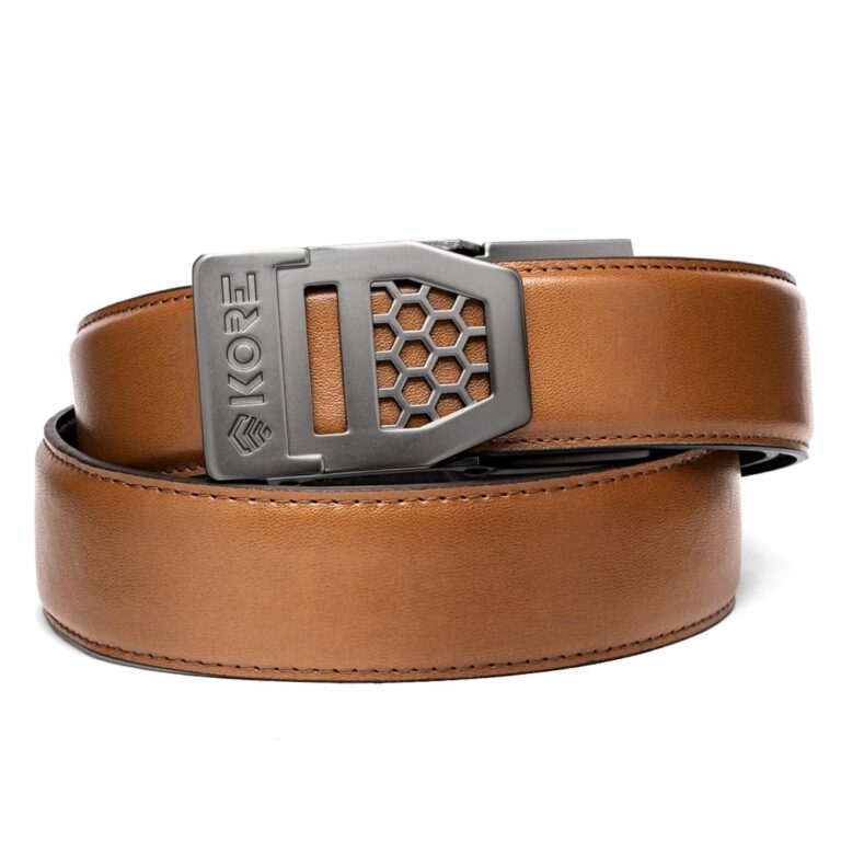 Kore Essentials 1.5 Inch Leather EDC Gun Belt and Buckle