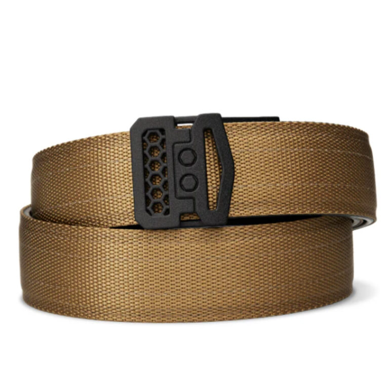 Kore Essentials Every Day Carry EDC Belt with Buckle - Coyote Brown Nylon - X10 Buckle