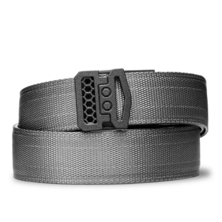 Kore Essentials Every Day Carry EDC Belt with Buckle - Gray Nylon - X10 Buckle