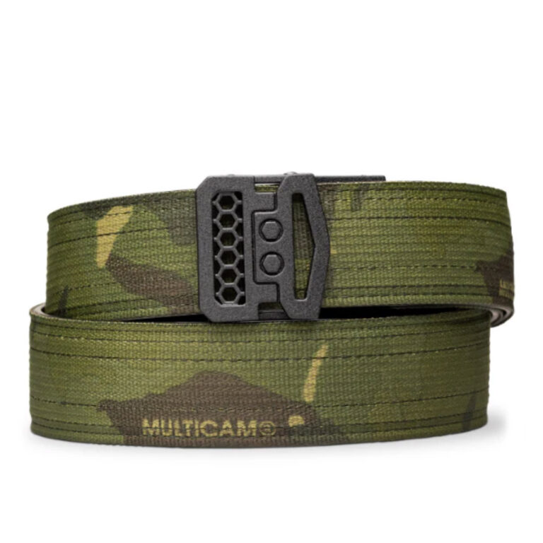 Kore Essentials Every Day Carry EDC Belt with Buckle - Multicam Tropic Nylon - X10 Buckle