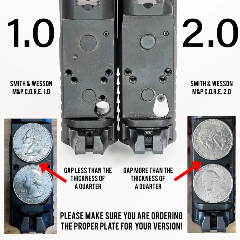 C&H Precision Smith and Wesson M&P 2.0 C.O.R.E. Optic Adapter Plate - Holosun EPS/EPS Carry/SCS Carry