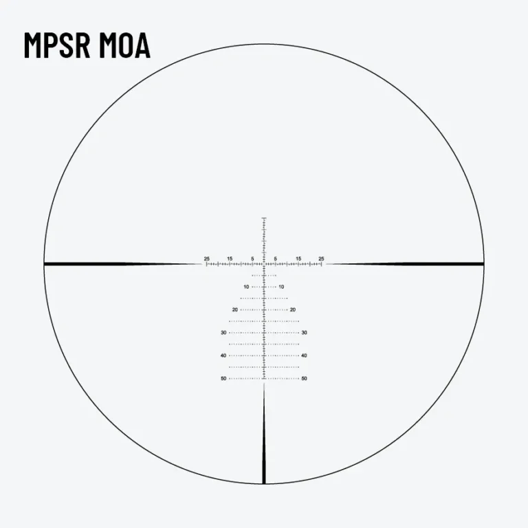 Riton Optics, 1 Series CONQUER, Rifle Scope, 6-24X50, 1" Tube, MPSR MOA Reticle, First Focal Plane, Black MPSR MOA Reticle