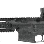 Mounted on carbine-length rifle