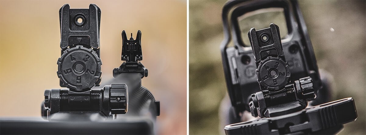 Magpul MBUS Pro LR Adjustable Rear Sight - MAG527