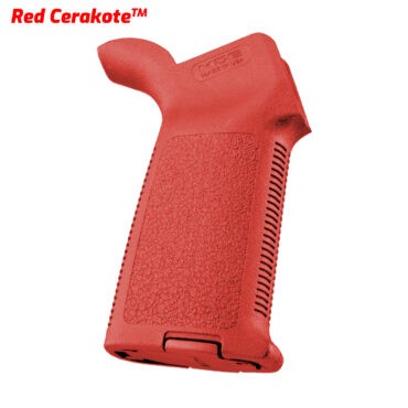 Magpul MOE Pistol Grip - Red Cerakote by AT3 Tactical