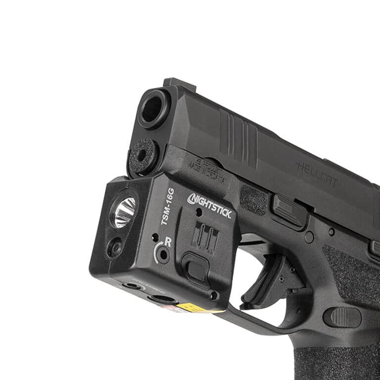 Nightstick TSM-16G Subcompact Weapon Light with Green Laser - Rechargeable - 150 Lumens - Springfield Armory Hellcat