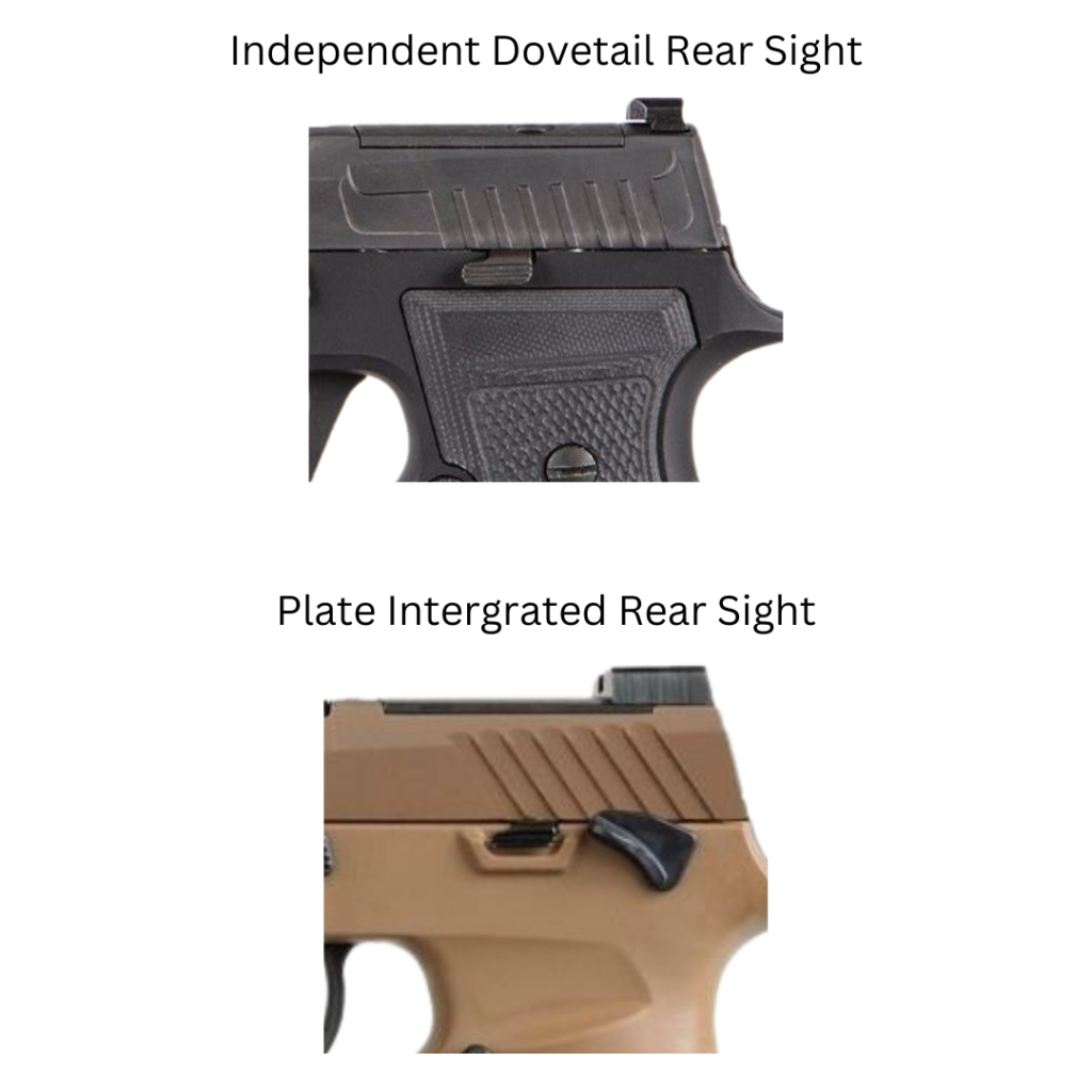 Sig Sauer P320 Rear Sight Guide