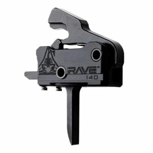 Open Box Return - Flat - Rise Armament Rave 140 3.5lb AR-15 Single-Stage Trigger with Anti-Walk Pins - Gen 2