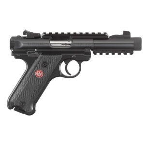 Ruger MKIV Tactical 22LR 4.4" Pistol - 10 Rounds - Threaded Barrel