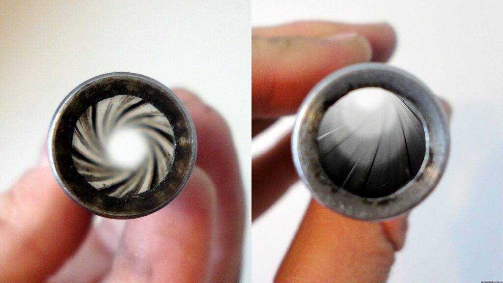 Remington Brite Bore Cleaner Before and AFter