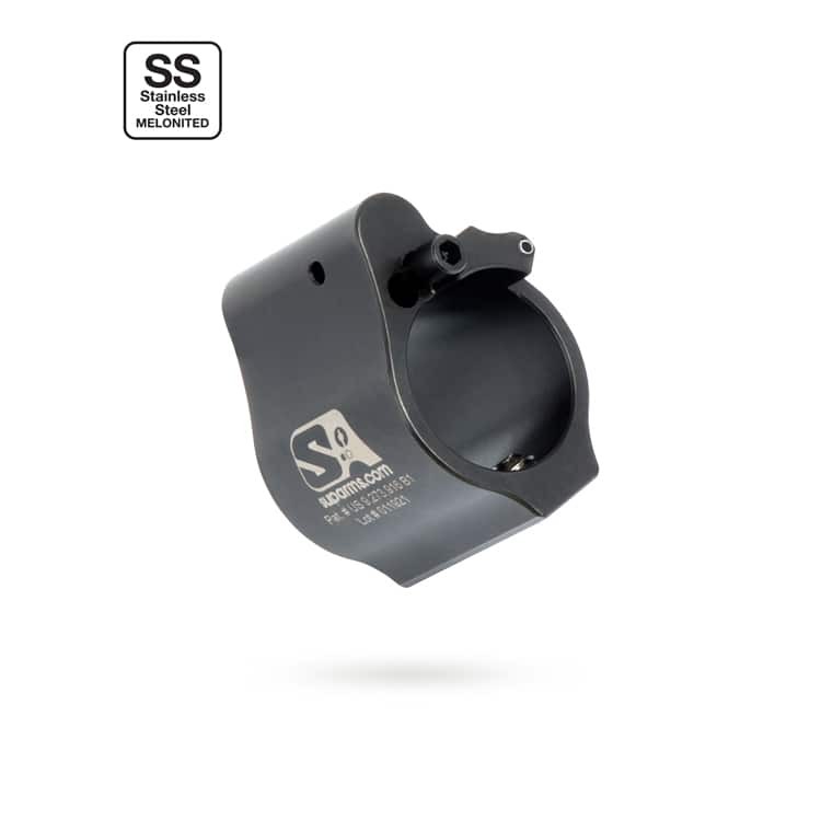 Superlative Arms .750 Adjustable Gas Block - Set Screw - Black