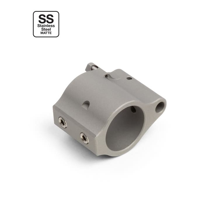 Superlative Arms .750 Adjustable Gas Block - Set Screw - Stainless Steel