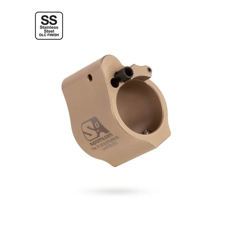 Superlative Arms .750 Adjustable Gas Block - Set Screw - FDE